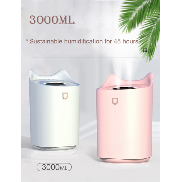 Diffuseur d'aromathérapie par pulvérisation 3L H20 humidificateur d'air